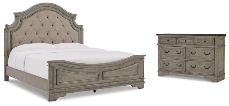 Lodenbay California King Panel Bed with Dresser - MyWaynesHome #