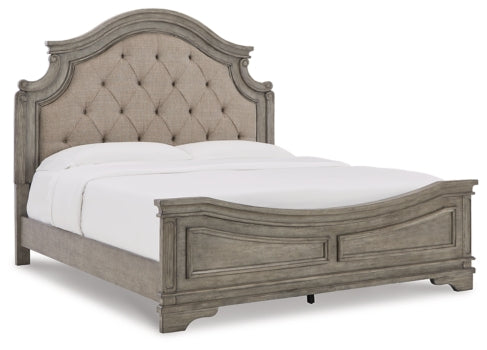 Lodenbay California King Panel Bed with Mirrored Dresser and Chest - MyWaynesHome #