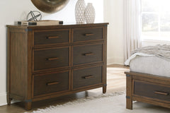 Wyattfield King Panel Bed with Dresser - MyWaynesHome #