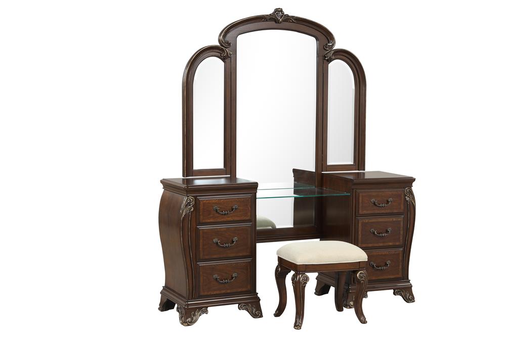 MONTECITO VANITY TABLE - CHERRY - MyWaynesHome #