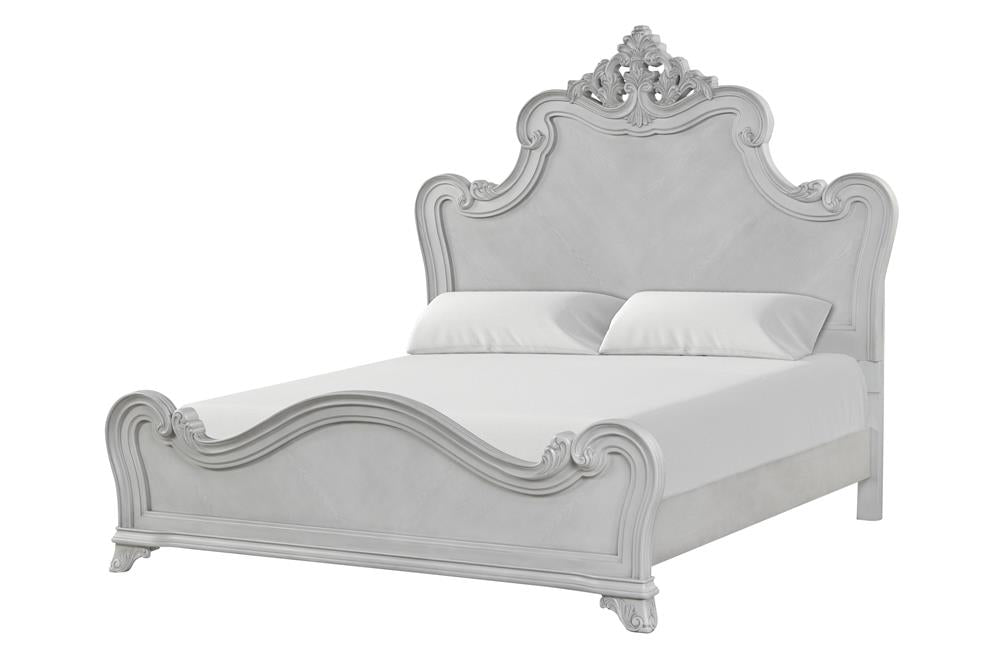 CAMBRIA HILLS 5/0 Q HEADBOARD--MIST GRAY - MyWaynesHome #