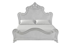 CAMBRIA HILLS 5/0 Q HEADBOARD--MIST GRAY - MyWaynesHome #