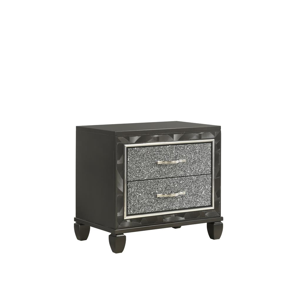 RADIANCE NIGHTSTAND-BLACK PEARL - MyWaynesHome #