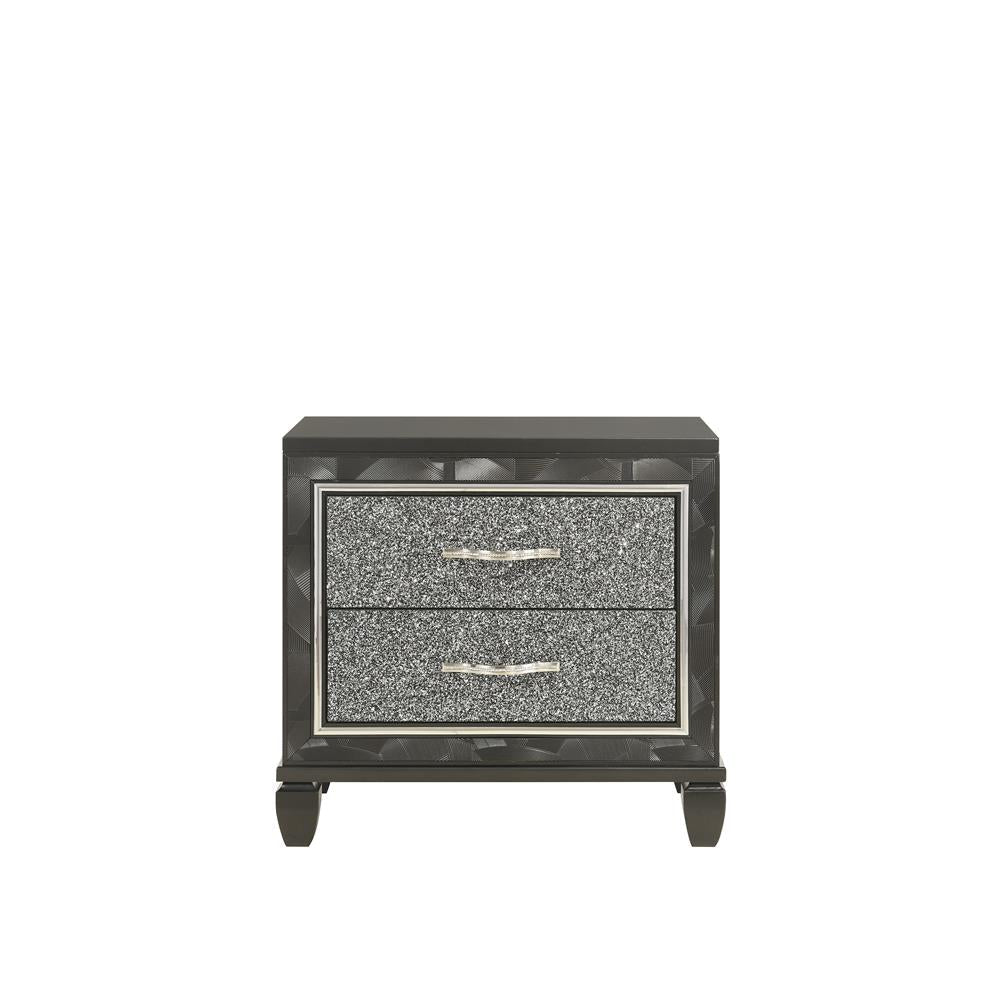 RADIANCE NIGHTSTAND-BLACK PEARL - MyWaynesHome #