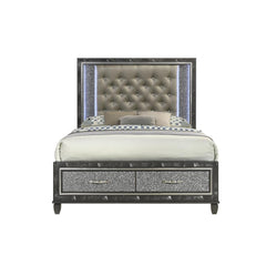 RADIANCE 6/6-6/0 K STORAGE FOOTBOARD & SLATS-BLACK PEARL - MyWaynesHome #
