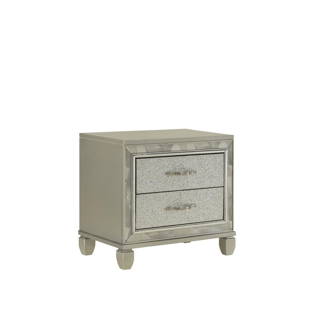 RADIANCE NIGHTSTAND-SILVER - MyWaynesHome #