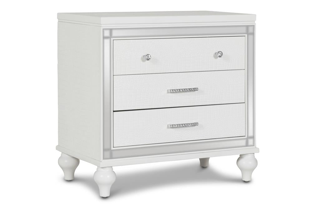 VALENTINO NIGHTSTAND-WHITE - MyWaynesHome #