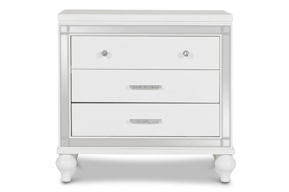 VALENTINO NIGHTSTAND-WHITE - MyWaynesHome #