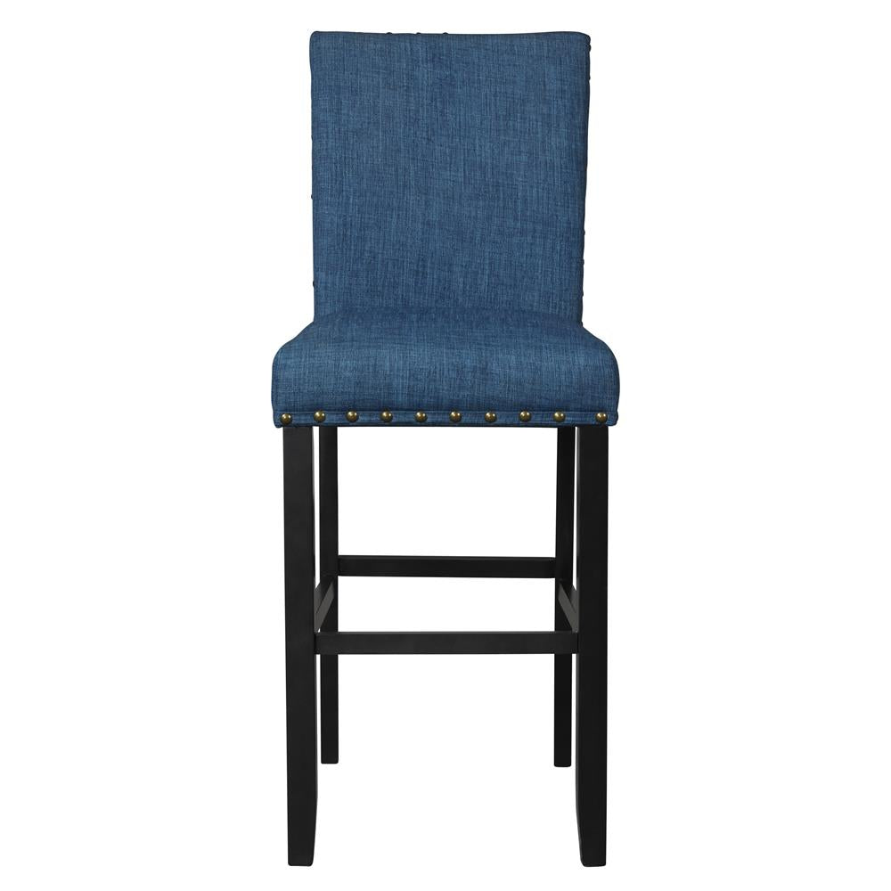 CRISPIN MARINE BLUE  BAR CHAIR- (2 /Ctn) - MyWaynesHome #