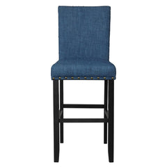 CRISPIN MARINE BLUE  BAR CHAIR- (2 /Ctn) - MyWaynesHome #