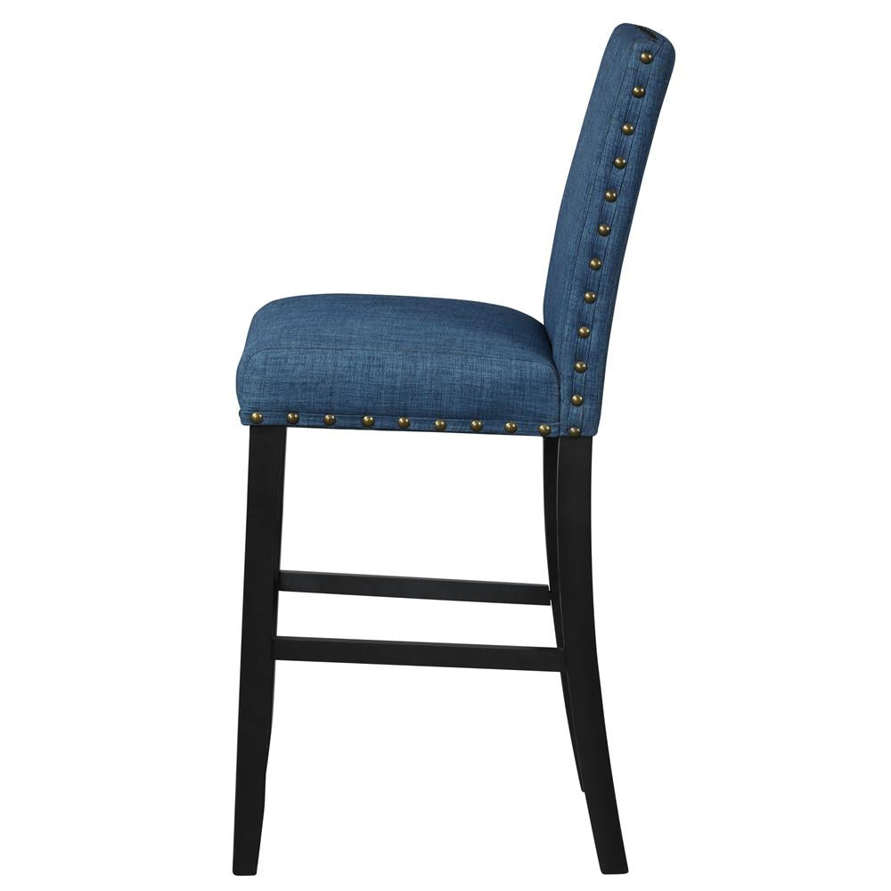 CRISPIN MARINE BLUE  BAR CHAIR- (2 /Ctn) - MyWaynesHome #