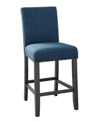 CRISPIN GRANITE BLUE COUNTER CHAIR- (2/Ctn) - MyWaynesHome #