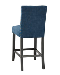 CRISPIN GRANITE BLUE COUNTER CHAIR- (2/Ctn) - MyWaynesHome #