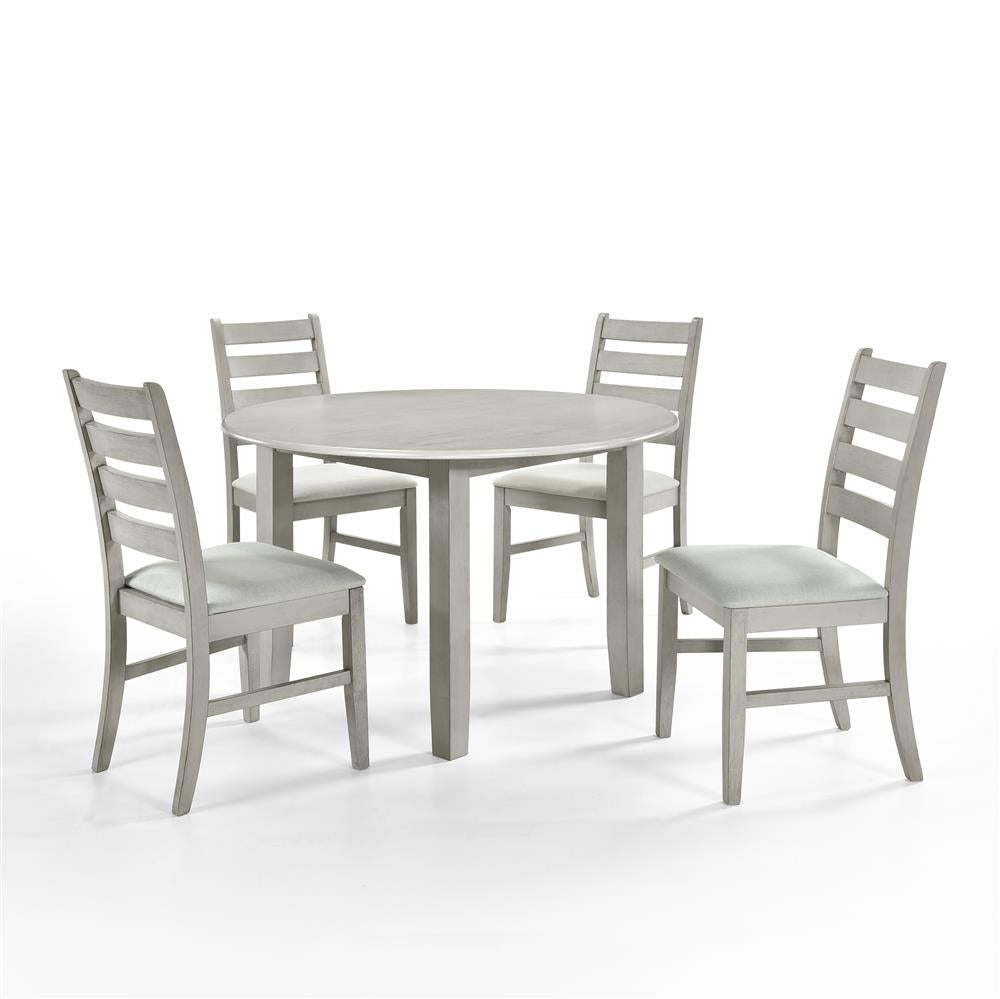 PASCAL 47" ROUND DINING TABLE-DRIFTWOOD - MyWaynesHome #