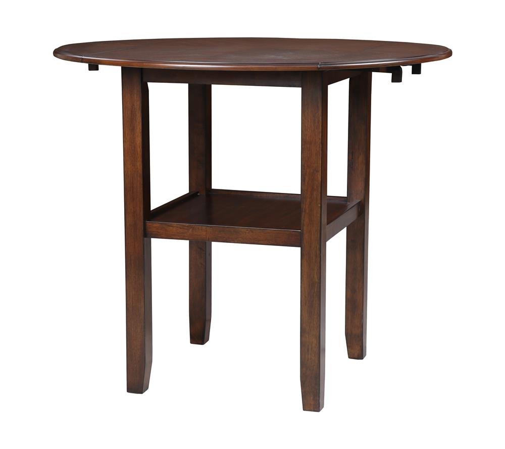 GIA 3 PC 42" COUNTER DROP LEAF TABLE & 2 CHAIRS-CHERRY - MyWaynesHome #
