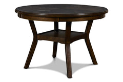 GIA 5 PC 47" ROUND DINING TABLE & 4 CHAIRS-CHERRY - MyWaynesHome #