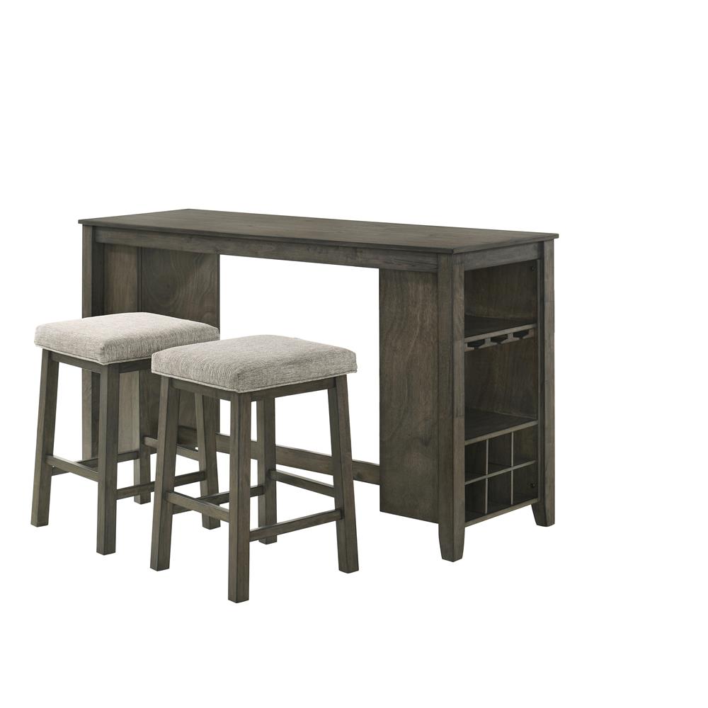 CHURON GATHERING BAR TABLE & 2 STOOLS (3 PC SET) - MyWaynesHome #
