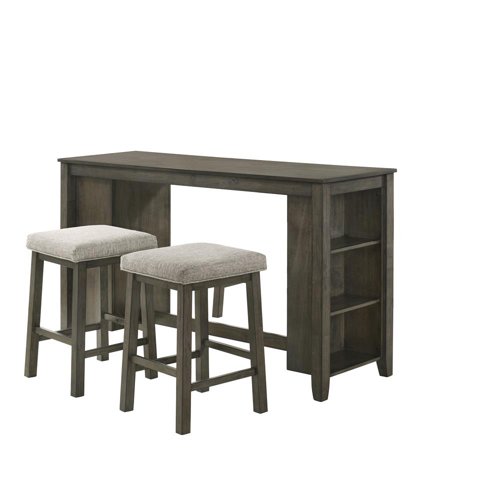 CHURON GATHERING BAR TABLE & 2 STOOLS (3 PC SET) - MyWaynesHome #