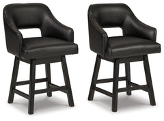 Tallenger Counter Height Bar Stool (Set of 2) - MyWaynesHome #