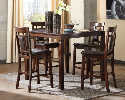 Bennox Counter Height Dining Table and Bar Stools (Set of 5)