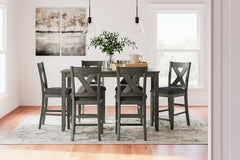 Caitbrook Counter Height Dining Table and Bar Stools (Set of 7) - MyWaynesHome #