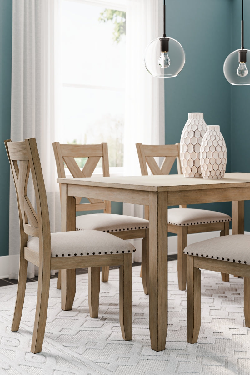 Sanbriar Dining Table and Chairs (Set of 7) - MyWaynesHome #