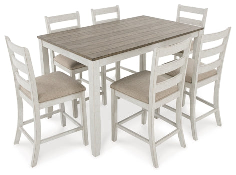 Skempton Counter Height Dining Table and Bar Stools (Set of 7) - MyWaynesHome #