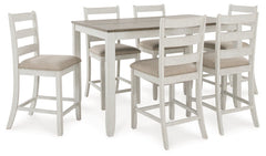 Skempton Counter Height Dining Table and Bar Stools (Set of 7) - MyWaynesHome #