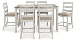 Skempton Counter Height Dining Table and Bar Stools (Set of 7) - MyWaynesHome #