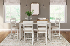 Skempton Counter Height Dining Table and Bar Stools (Set of 7) - MyWaynesHome #