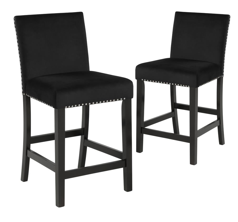 CELESTE COUNTER HEIGHT CHAIR-BLACK (2 PER CARTON) - MyWaynesHome #