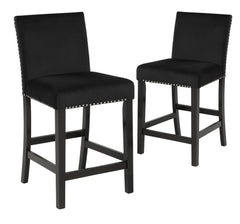 CELESTE COUNTER HEIGHT CHAIR-BLACK (2 PER CARTON) - MyWaynesHome #