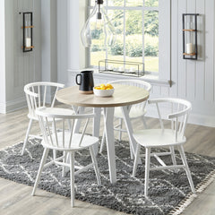 Grannen Dining Table and 4 Chairs - MyWaynesHome #