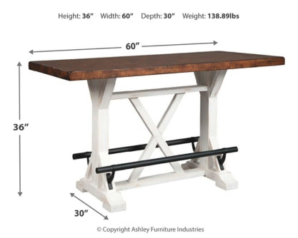 Valebeck Counter Height Dining Table and 2 Barstools - MyWaynesHome #