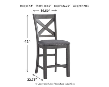 Myshanna 2-Piece Bar Stool - MyWaynesHome #