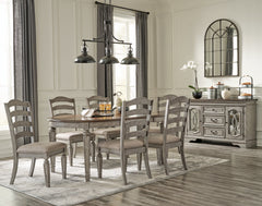Lodenbay Dining Table and 6 Chairs with Storage - MyWaynesHome #