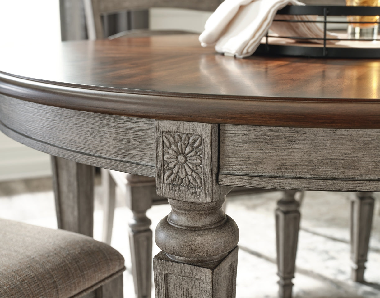Lodenbay Dining Table and 6 Chairs with Storage - MyWaynesHome #