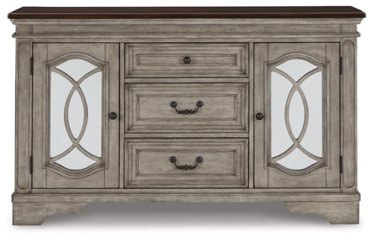 Lodenbay Dining Table and 6 Chairs with Storage - MyWaynesHome #