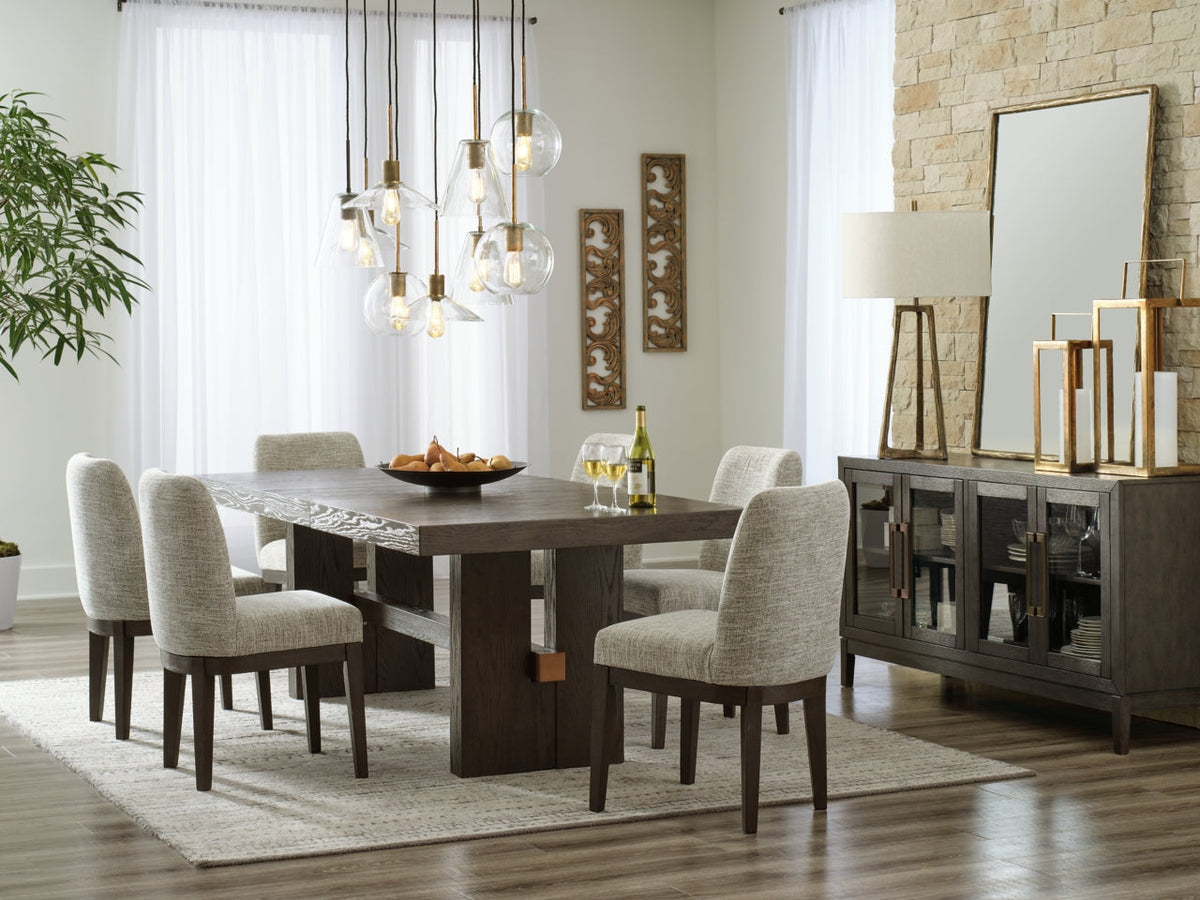 Burkhaus Dining Table and 6 Chairs - MyWaynesHome #