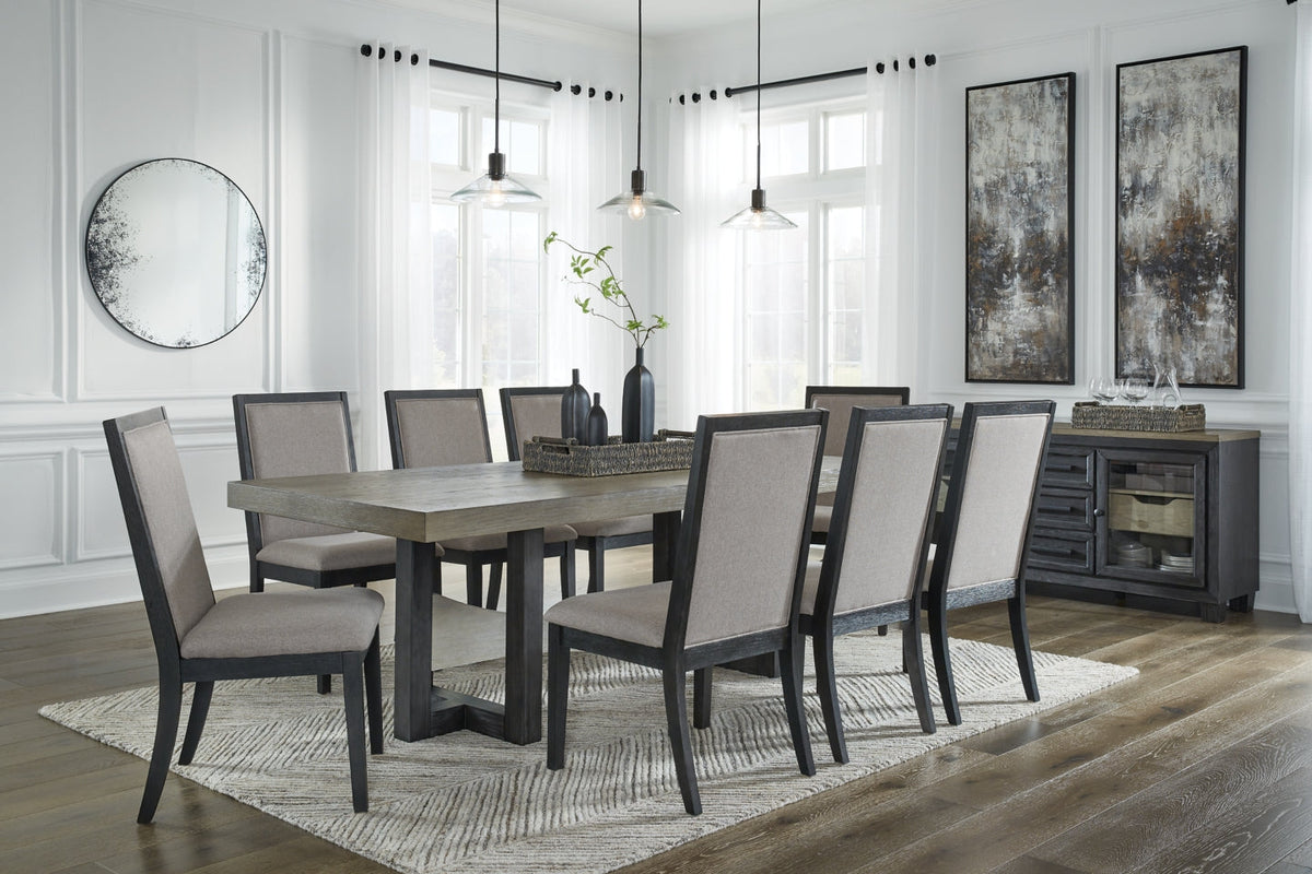 Foyland Dining Table and 8 Chairs - MyWaynesHome #