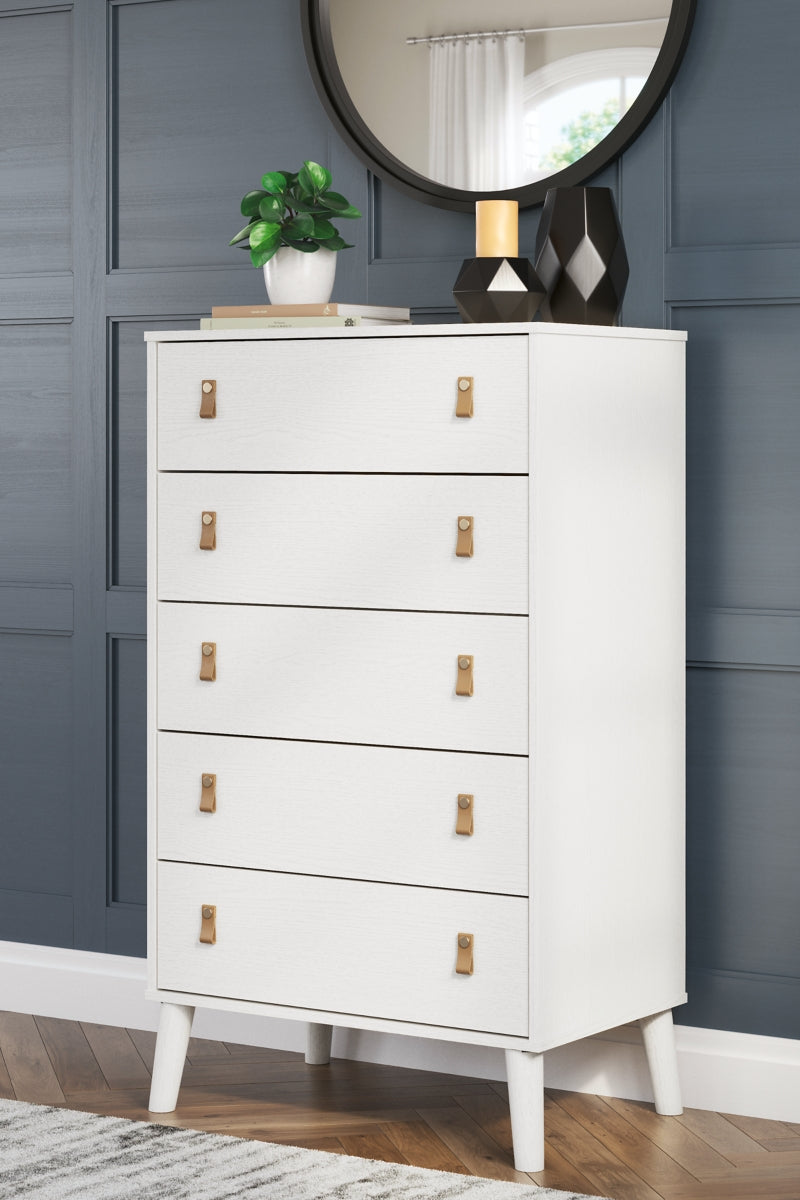 Aprilyn Queen Bookcase Headboard with Dresser and Chest - MyWaynesHome #