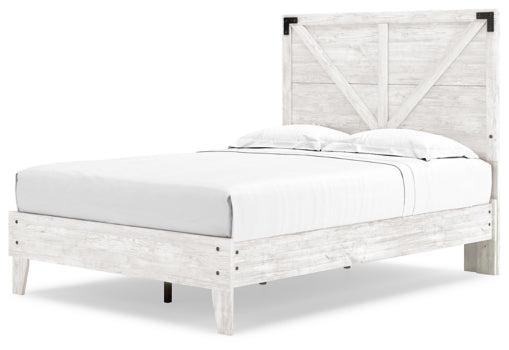 Shawburn Queen Crossbuck Panel Platform Bed - MyWaynesHome #