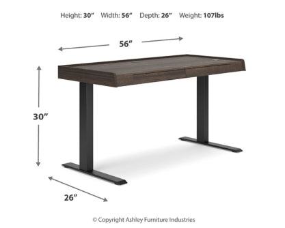 Zendex 55" Adjustable Height Desk