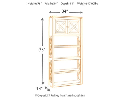Bolanburg Home Office Desk and Storage - MyWaynesHome #