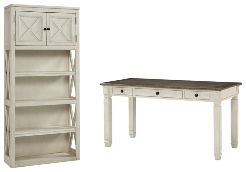 Bolanburg Home Office Desk and Storage - MyWaynesHome #