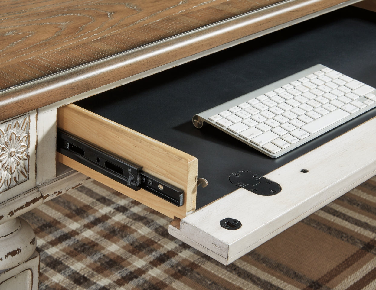 Realyn Home Office Desk and Storage - MyWaynesHome #