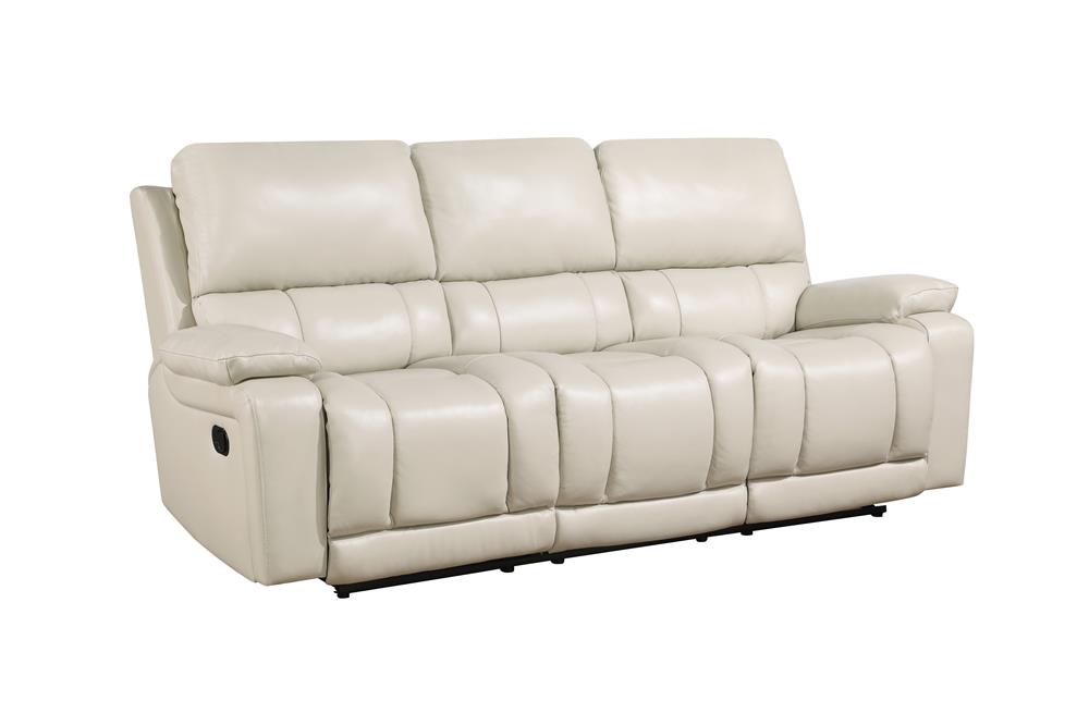 CICERO RECLINING SOFA-CREAM - MyWaynesHome #