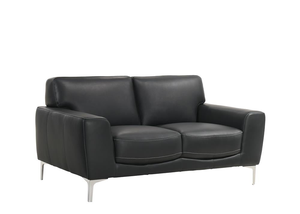 CARRARA LOVESEAT-BLACK - MyWaynesHome #