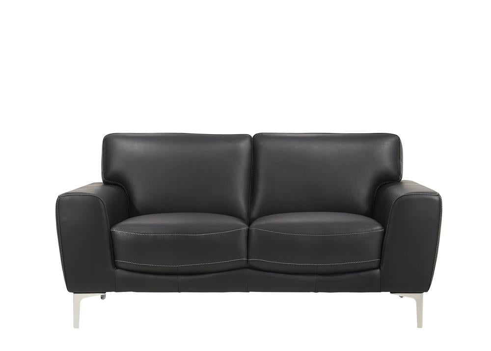 CARRARA LOVESEAT-BLACK - MyWaynesHome #