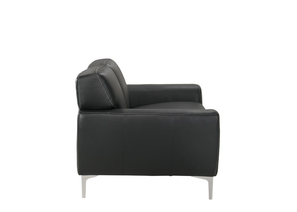 CARRARA LOVESEAT-BLACK - MyWaynesHome #